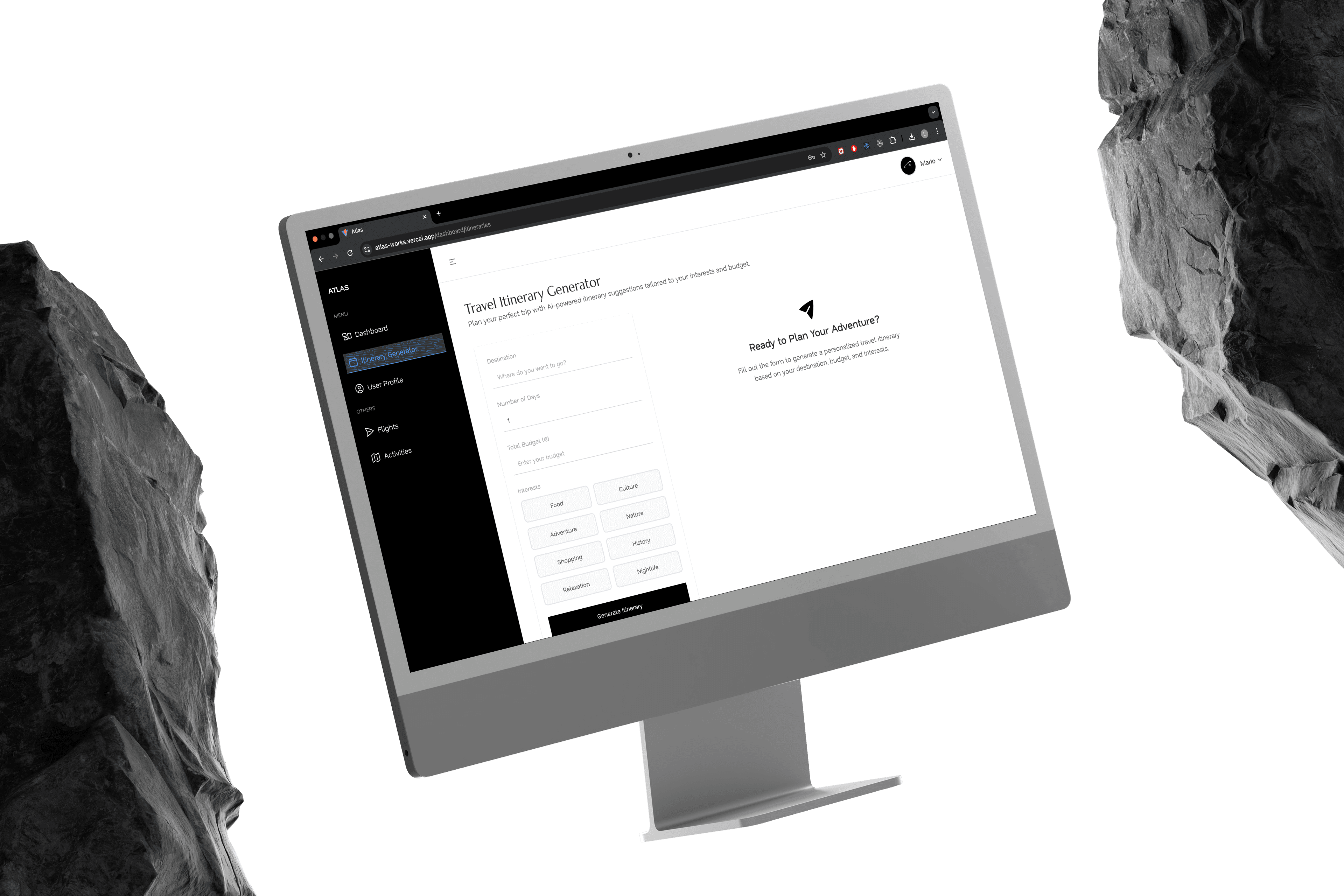 Atlas: Travel Planning Platform